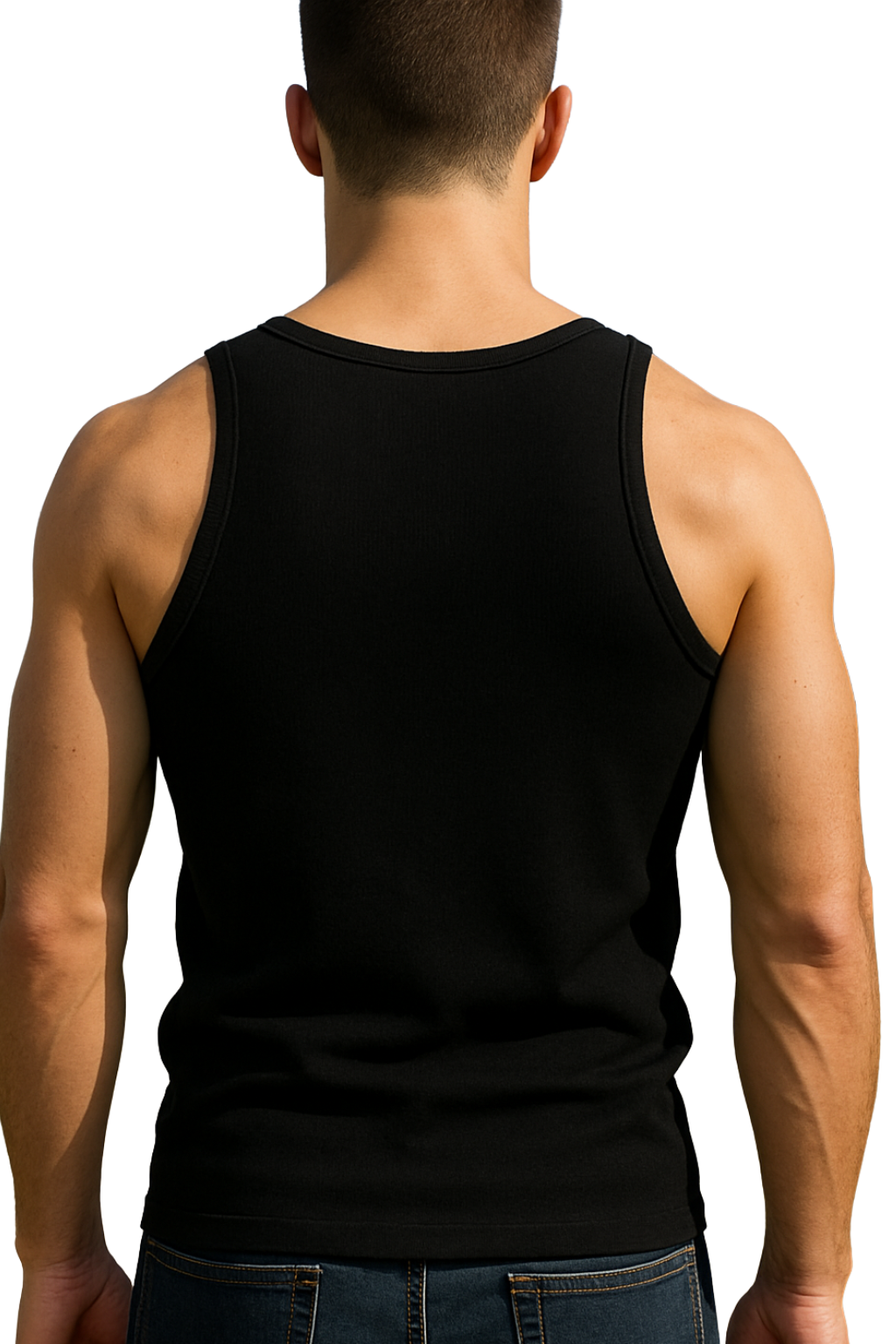 Black Sleeveless Vest