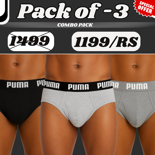 Pack of 3 – Puma Soft Underwear