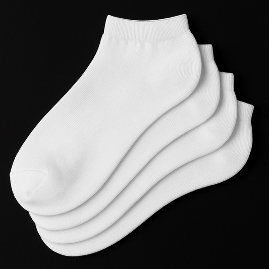 2 Pair of White Premium Cotton Socks