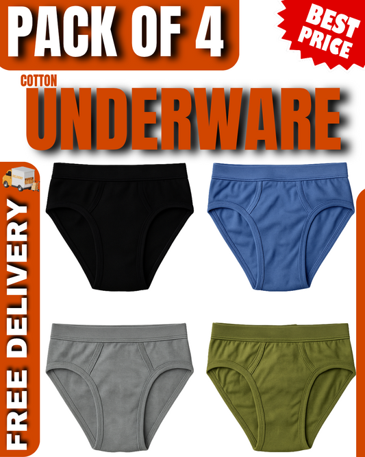Pack of 4 – Cotton Underwear